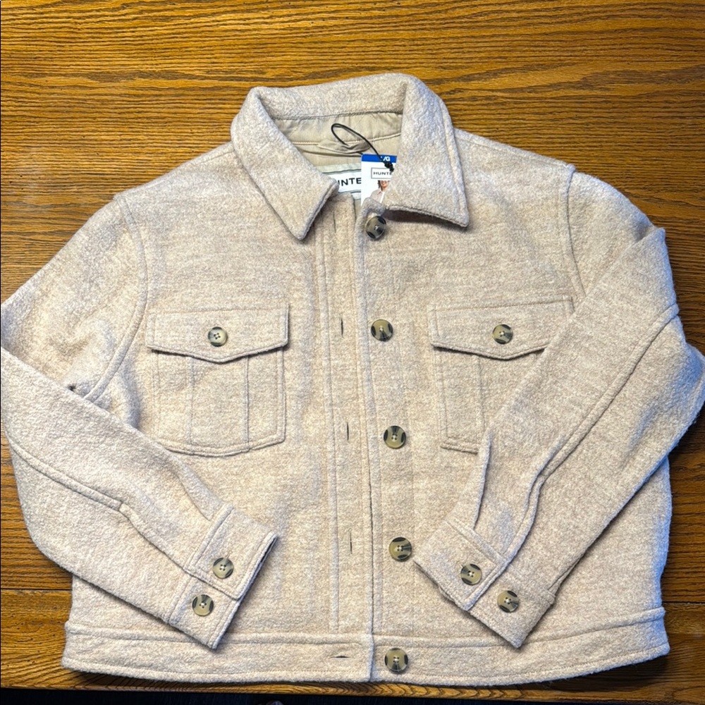 Hunter Tan Jean Jacket Classic Trucker Style